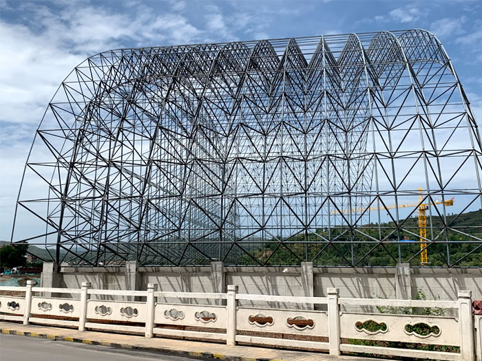 四川山寨矿储煤棚网架